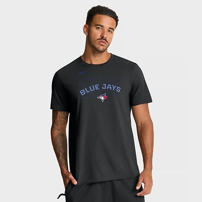 T-shirt Nike noir pour homme Toronto Blue Jays Primetime Fashion