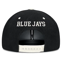Casquette Nike Toronto Blue Jays Pro Performance en velours côtelé noir pour homme