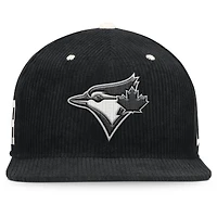 Casquette structurée à fermeture snapback Nike noire pour homme, modèle Pro Toronto Blue Jays.
