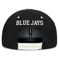 Men's Nike  Black Toronto Blue Jays Pro Corduroy Structured Snapback Hat