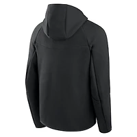Sweat à capuche zippé Nike Tech Fleece noir pour homme, modèle Blue Jays de Toronto.
