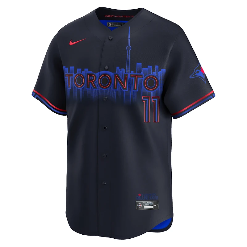 Maillot Nike Bo Bichette bleu marine Toronto Blue Jays City Connect Limited pour homme