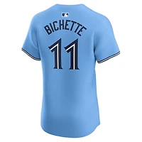 Men's Nike Bo Bichette Powder Blue Toronto Jays Alternate Elite Player Jersey