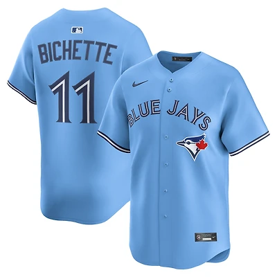 Men's Nike Bo Bichette Powder Blue Toronto Jays Alternate Limited Jersey