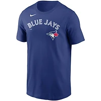 T-shirt avec nom et numéro Nike Bo Bichette Royal des Blue Jays de Toronto pour hommes