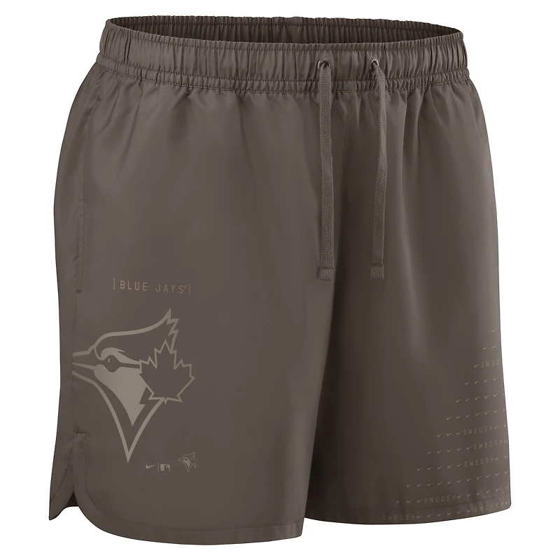 Short à logo avec déclaration des Blue Jays de Toronto Nike marron pour homme