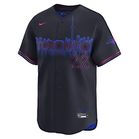 Men's Nike Ernie Clement Navy Toronto Blue Jays City Connect Limited Jersey