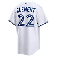 Men's Nike Ernie Clement White Toronto Blue Jays Home Replica Jersey