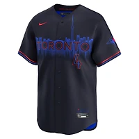 Maillot Nike George Springer bleu des Toronto Blue Jays City Connect Limited pour homme