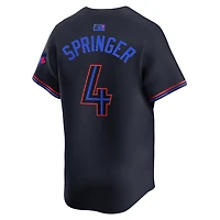 Men's Nike George Springer Navy Toronto Blue Jays City Connect Limited Jersey
