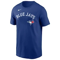 T-shirt avec nom et numéro Nike George Springer Royal des Blue Jays de Toronto pour hommes