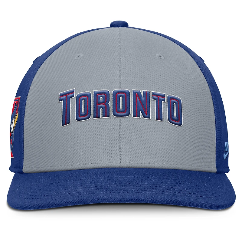Men's Nike Gray/Royal Toronto Blue Jays Pro Performance Snapback Hat
