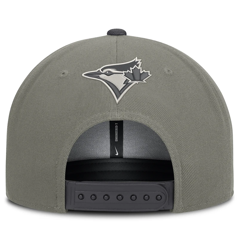 Men's Nike Gray Toronto Blue Jays Pro Dri-FIT Snapback Hat