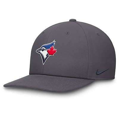Casquette Nike Pro Performance Snapback pour homme Toronto Blue Jays Gris