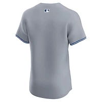 Men's Nike  Gray Toronto Blue Jays Road Elite Jersey