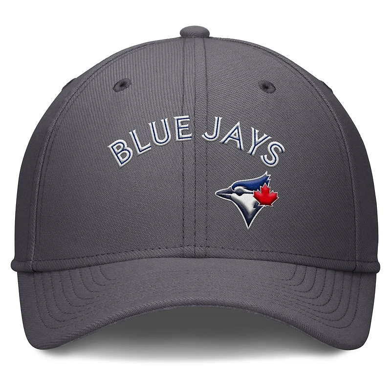 Men's Nike  Gray Toronto Blue Jays Swoosh Performance Flex Hat