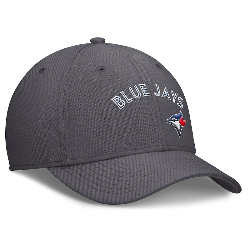Men's Nike  Gray Toronto Blue Jays Swoosh Performance Flex Hat