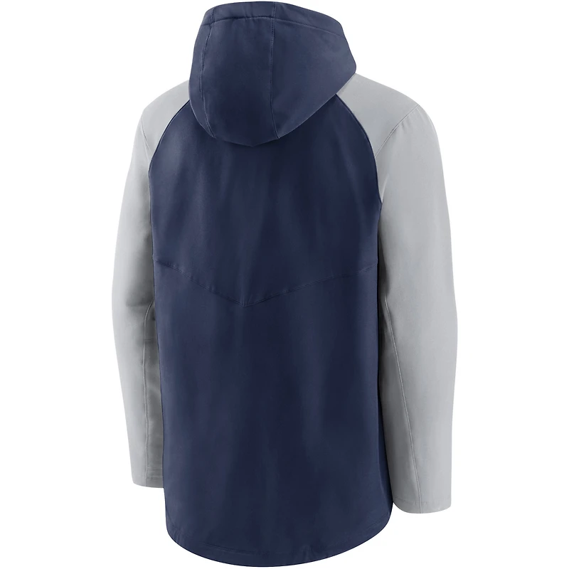 Men's Nike Navy/Gray Toronto Blue Jays Authentic Collection Player - Full-Zip Hoodie Jacket