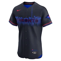 Men's Nike Navy Toronto Blue Jays 2024 City Connect Elite Jersey