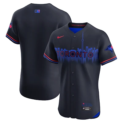 Men's Nike Navy Toronto Blue Jays 2024 City Connect Elite Jersey