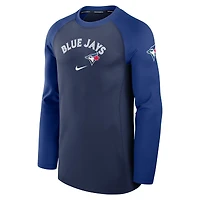 T-shirt à manches longues Nike bleu marine Toronto Blue Jays Authentic Collection Game Time Raglan Performance pour hommes