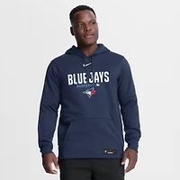 Sweat à capuche Nike Authentic collection Therma-FIT bleu marine pour homme