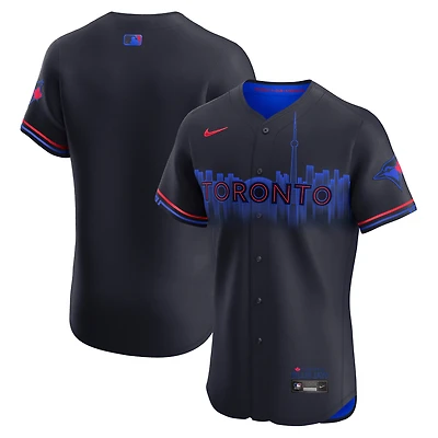 Men's Nike Navy Toronto Blue Jays City Connect  Elite Jersey