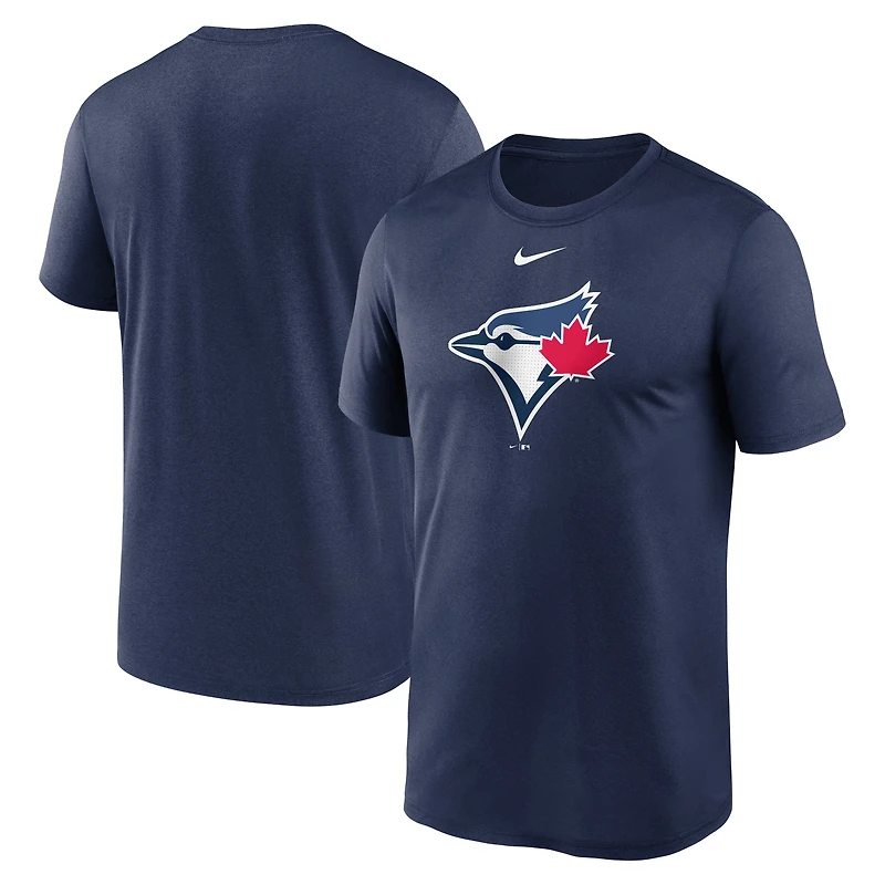 T-shirt de performance à grand logo Nike bleu marine des Blue Jays Toronto Legend Fuse pour hommes