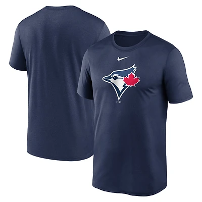 T-shirt de performance à grand logo Nike bleu marine des Blue Jays Toronto Legend Fuse pour hommes