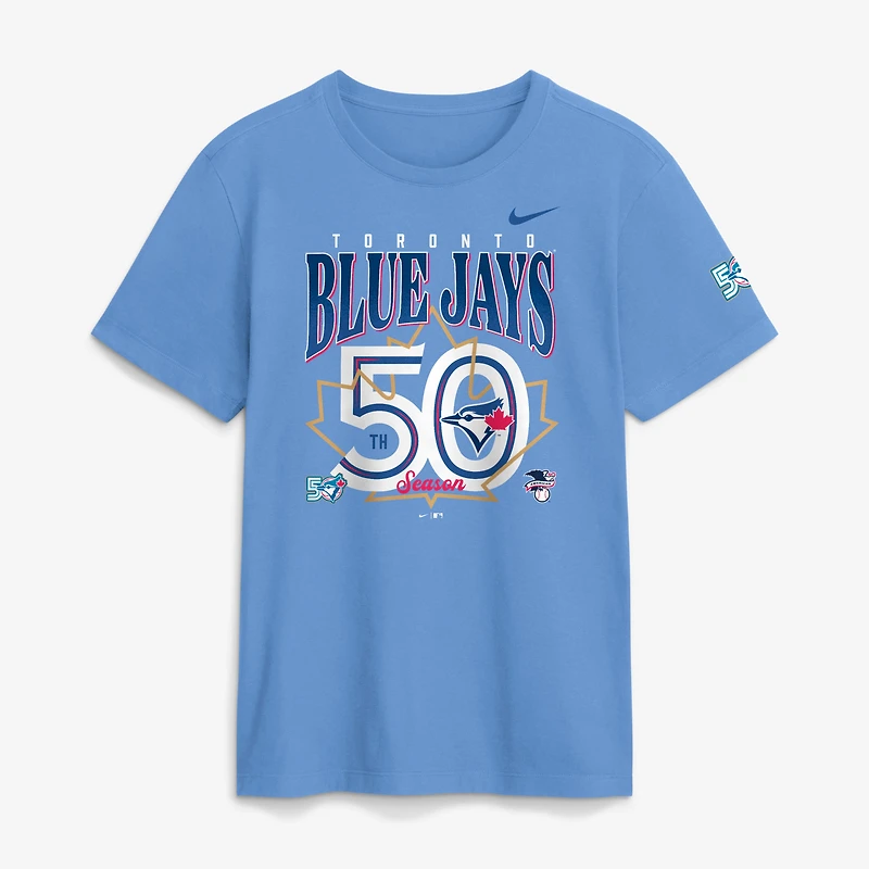 Men's Nike Powder Blue Toronto Jays 50th Season Club T-Shirt