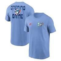 Men's Nike  Powder Blue Toronto Jays 50th Season Opening Game T-Shirt