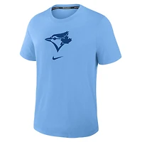 Men's Nike Powder Blue Toronto Jays Authentic Collection Early Work Tri-Blend Dri-FIT T-Shirt