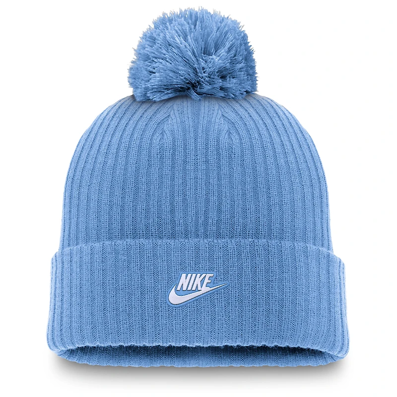 Men's Nike Powder Blue Toronto Blue Jays Cooperstown Collection Patch Cuffed Knit Hat with Pom