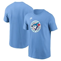 T-shirt Nike bleu poudre pour homme de la collection Cooperstown des Blue Jays Toronto
