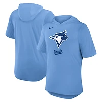 Men's Nike Powder Blue Toronto Jays Tri-Blend Hoodie T-Shirt