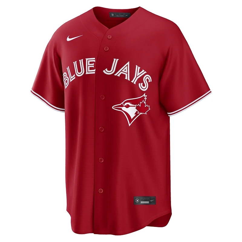 Men's Nike Red Toronto Blue Jays Canada Day Replica Jersey