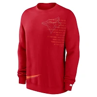 Men's Nike Red Toronto Blue Jays Statement Ball Game Fleece Pullover Sweatshirt