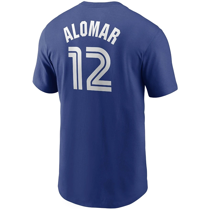 T-shirt Nike Roberto Alomar Royal Toronto Blue Jays Cooperstown Collection pour hommes avec nom et numéro