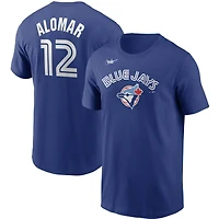 Men's Nike Roberto Alomar Royal Toronto Blue Jays Cooperstown Collection Name & Number T-Shirt