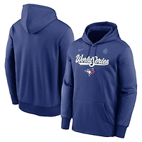 Sweat à capuche Nike Royal Toronto Blue Jays 2025 World Series Authentic Collection Therma Fleece pour homme