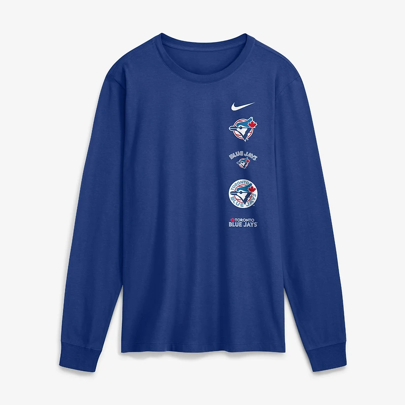 Men's Nike Royal Toronto Blue Jays 50th Season Club Long Sleeve T-Shirt