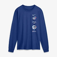 Men's Nike Royal Toronto Blue Jays 50th Season Club Long Sleeve T-Shirt