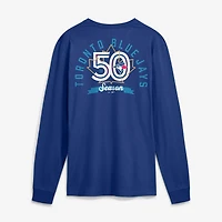 Men's Nike Royal Toronto Blue Jays 50th Season Club Long Sleeve T-Shirt