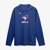 T-shirt à capuche manches longues Nike Royal Toronto Blue Jays Authentic Collection Dri-FIT pour homme