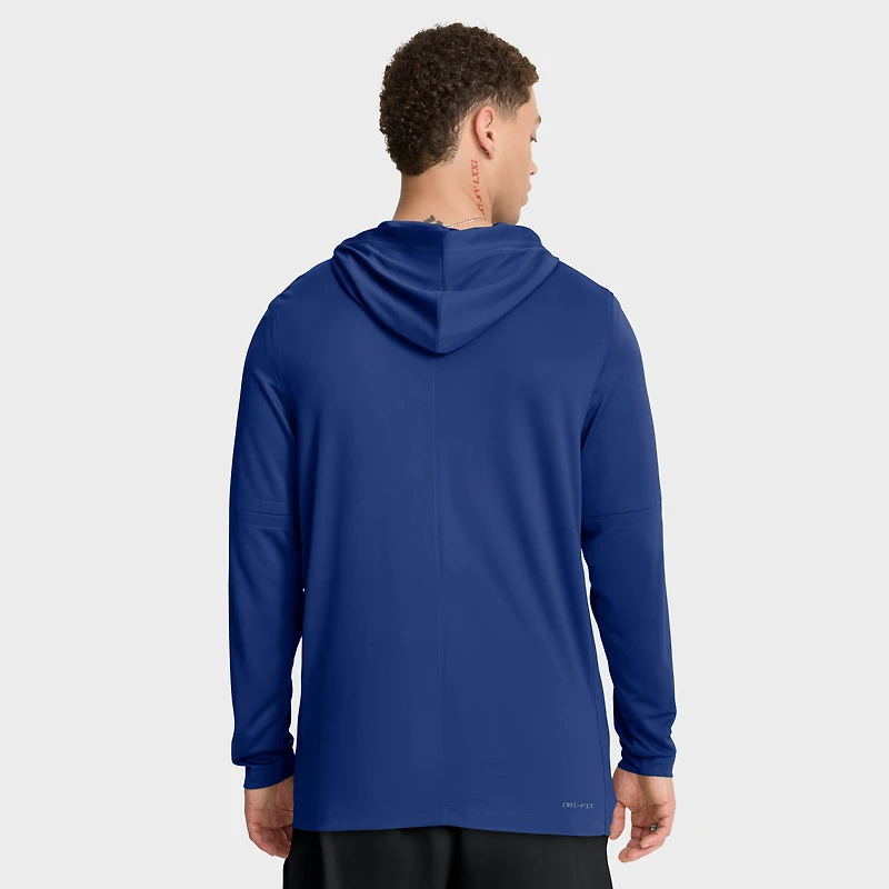 Men's Nike Royal Toronto Blue Jays Authentic Collection Dri-FIT Long Sleeve Hooded T-Shirt