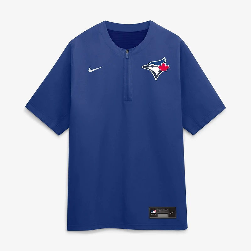 Men's Nike Royal Toronto Blue Jays Authentic Collection Dri-FIT Quarter-Zip Windshirt