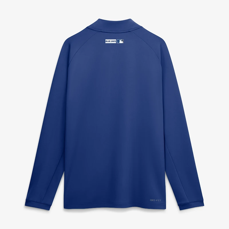 Men's Nike Royal Toronto Blue Jays Authentic Collection Dri-FIT Raglan Half-Zip Pullover