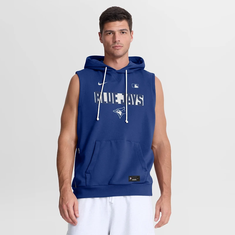Men's Nike Royal Toronto Blue Jays Authentic Collection Standard Issue Dri-FIT Sleeveless Hoodie