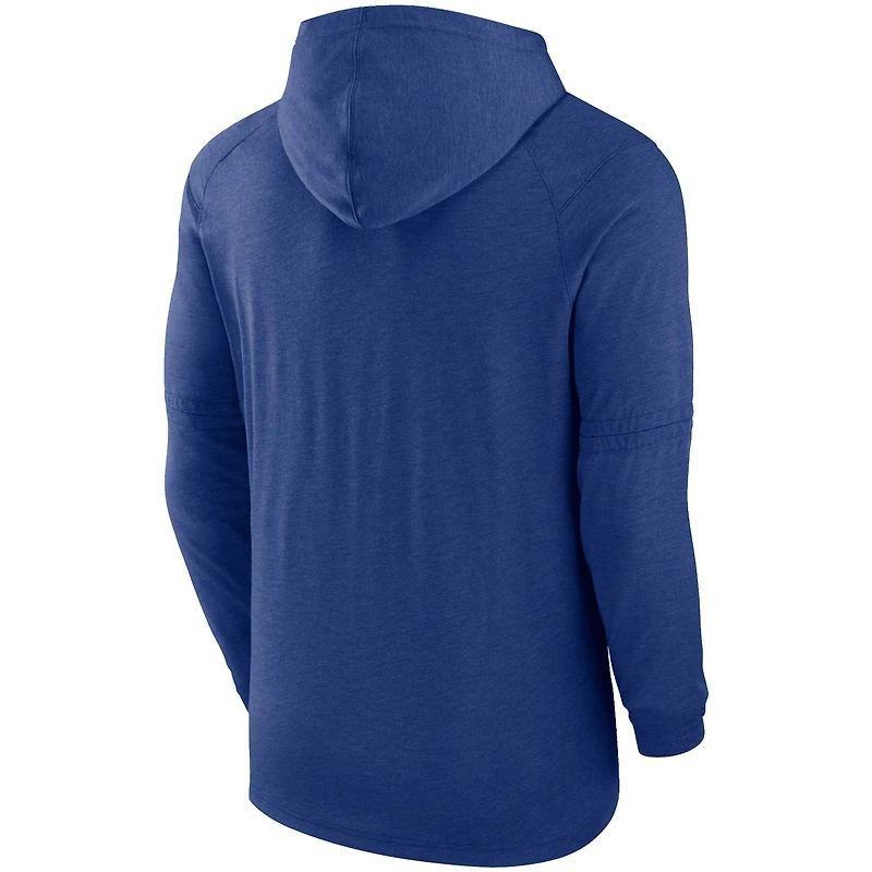Men's Nike Royal Toronto Blue Jays Authentic Collection Tri-Blend Performance Pullover Hoodie