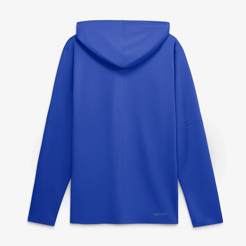 T-shirt à capuche manches longues Nike Royal Toronto Blue Jays City Connect Dri-FIT pour homme